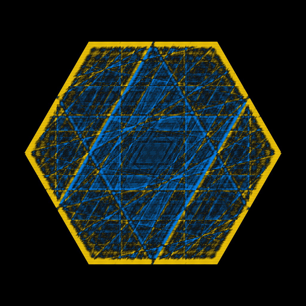 The hexagon moire