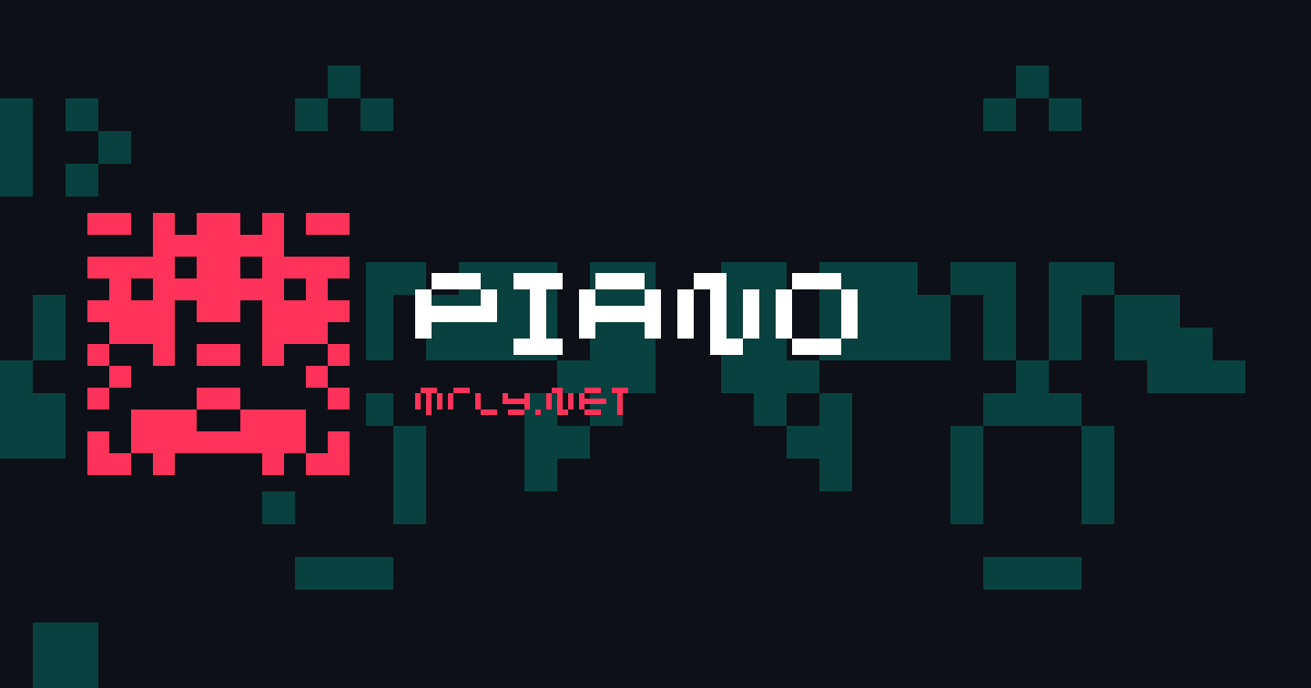 piano card