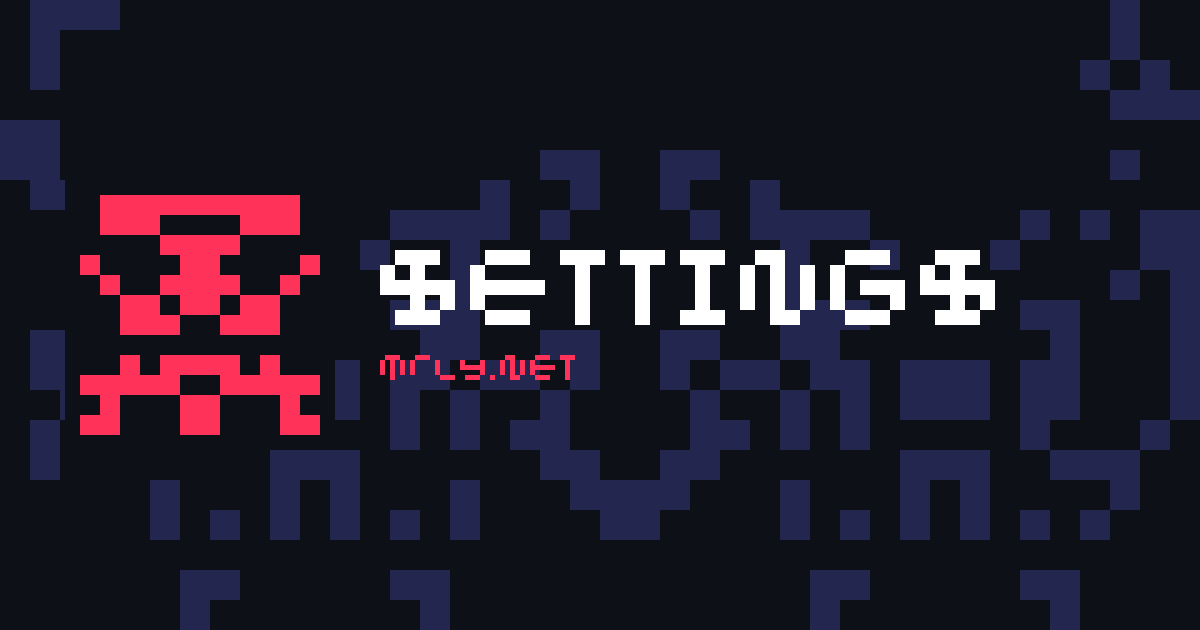 settings card