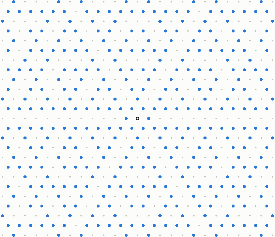 Visible points of the hexagonal lattice